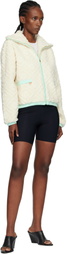 Casablanca Off-White Monogram Jacquard Fleece Jacket