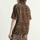 Neighborhood Men's x Hippopotamus Terry Cloth Shirt in Leopard