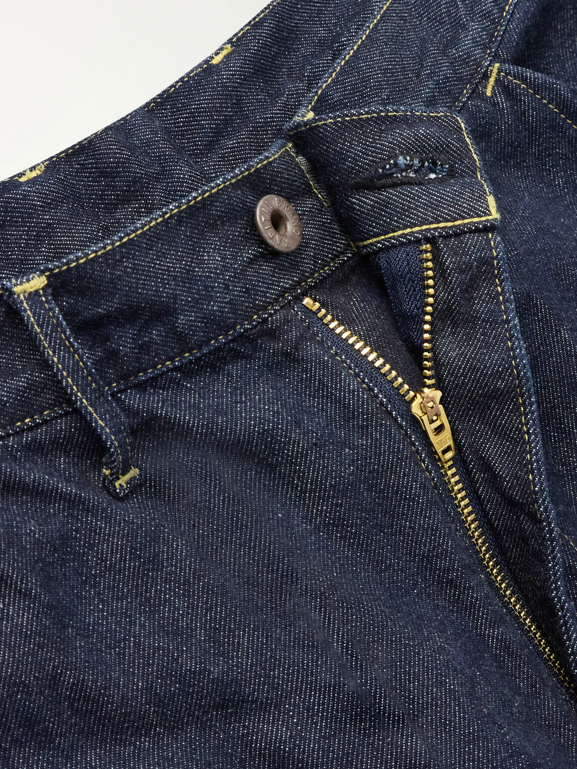KAPITAL - Lumber Straight-Leg Panelled Jeans - Blue