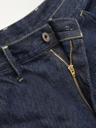 KAPITAL - Lumber Straight-Leg Panelled Jeans - Blue