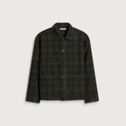 YMC Men's Wool Check PJ Overshirt in Brown Multi