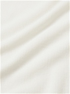 Theory - Myhlo Waffle-Knit Cotton-Blend Sweater - White