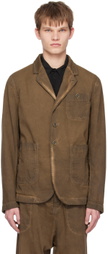 UMA WANG Tan Jose Blazer