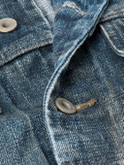 DRKSHDW by Rick Owens - Distressed Denim Trucker Jacket - Blue