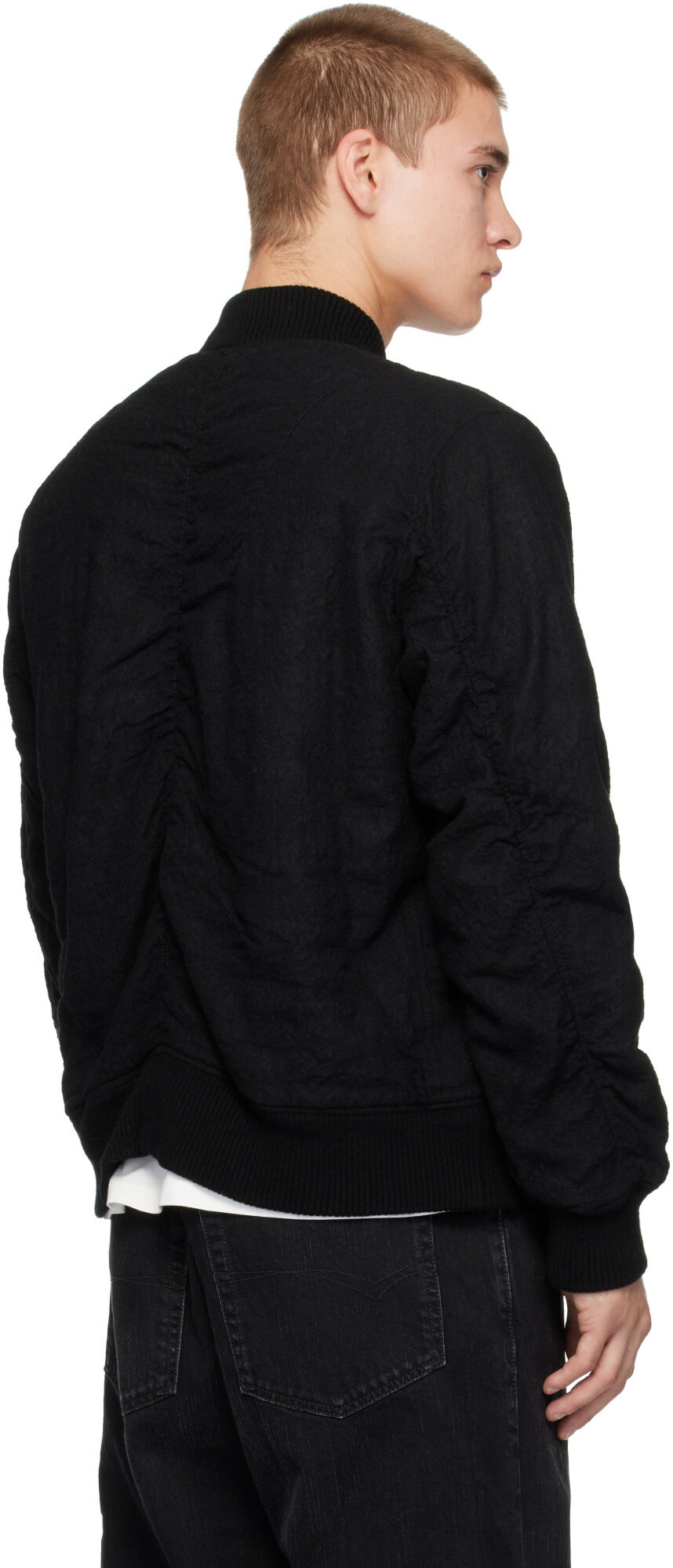 UNDERCOVER Black UC2F4208 Bomber Jacket