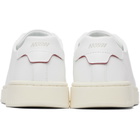 Hugo White Logo Nappa Leather Sneakers