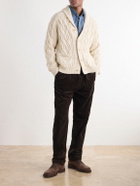 Polo Ralph Lauren - Cable-Knit Cotton Cardigan - Neutrals