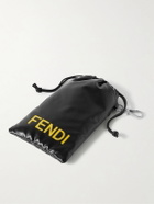 Fendi - Aviator-Style Logo-Print Silver-Tone and Acetate Sunglasses