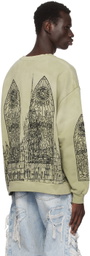 Who Decides War Green Cathedral Sweatshirt