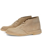 Clarks Originals Men's Desert Boot in Light Tan Nubuck