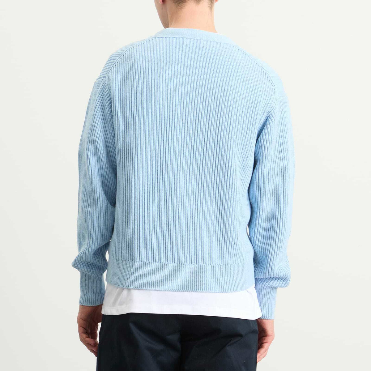 Late Checkout Men's Lc Cardigan in Light Blue