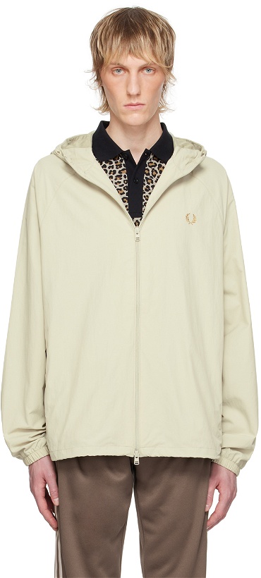 Photo: Fred Perry Gray Embroidered Jacket