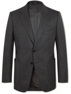 TOM FORD - O'Connor Slim-Fit Honeycomb Mohair-Blend Blazer - Gray