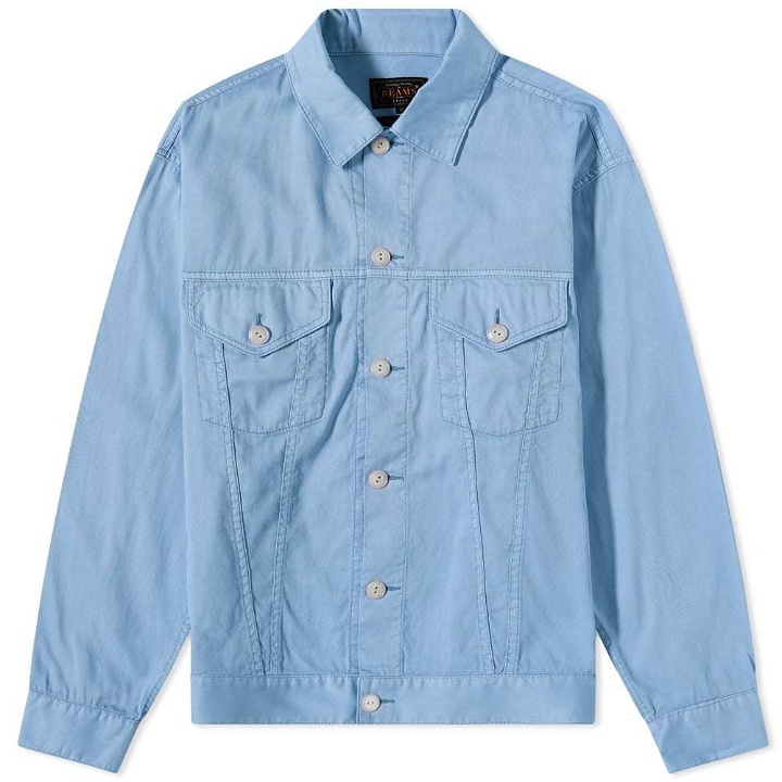 Photo: Beams Plus Garment Dyed Trucker Jacket