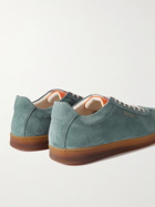Paul Smith - Vantage Leather-Trimmed Suede Sneakers - Blue