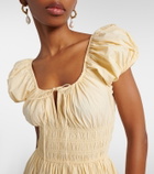 Dôen Quinn cotton poplin midi dress