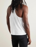 Nike Running - AeroSwift Slim-Fit Perforated Dri-FIT ADV Tank Top - White