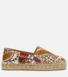 Etro Paisley canvas espadrilles