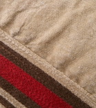 The House of Lyria Clematis linen and cotton cushion