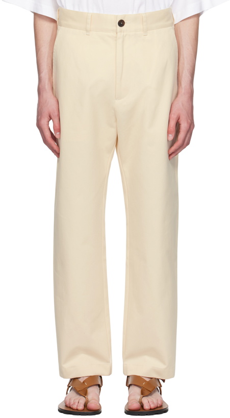 Photo: Studio Nicholson Off-White Bill Trousers