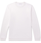 SSAM - Loopback Silk and Cotton-Blend Jersey Sweatshirt - White