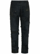 DOLCE & GABBANA - Destroyed Patchwork Denim Jeans