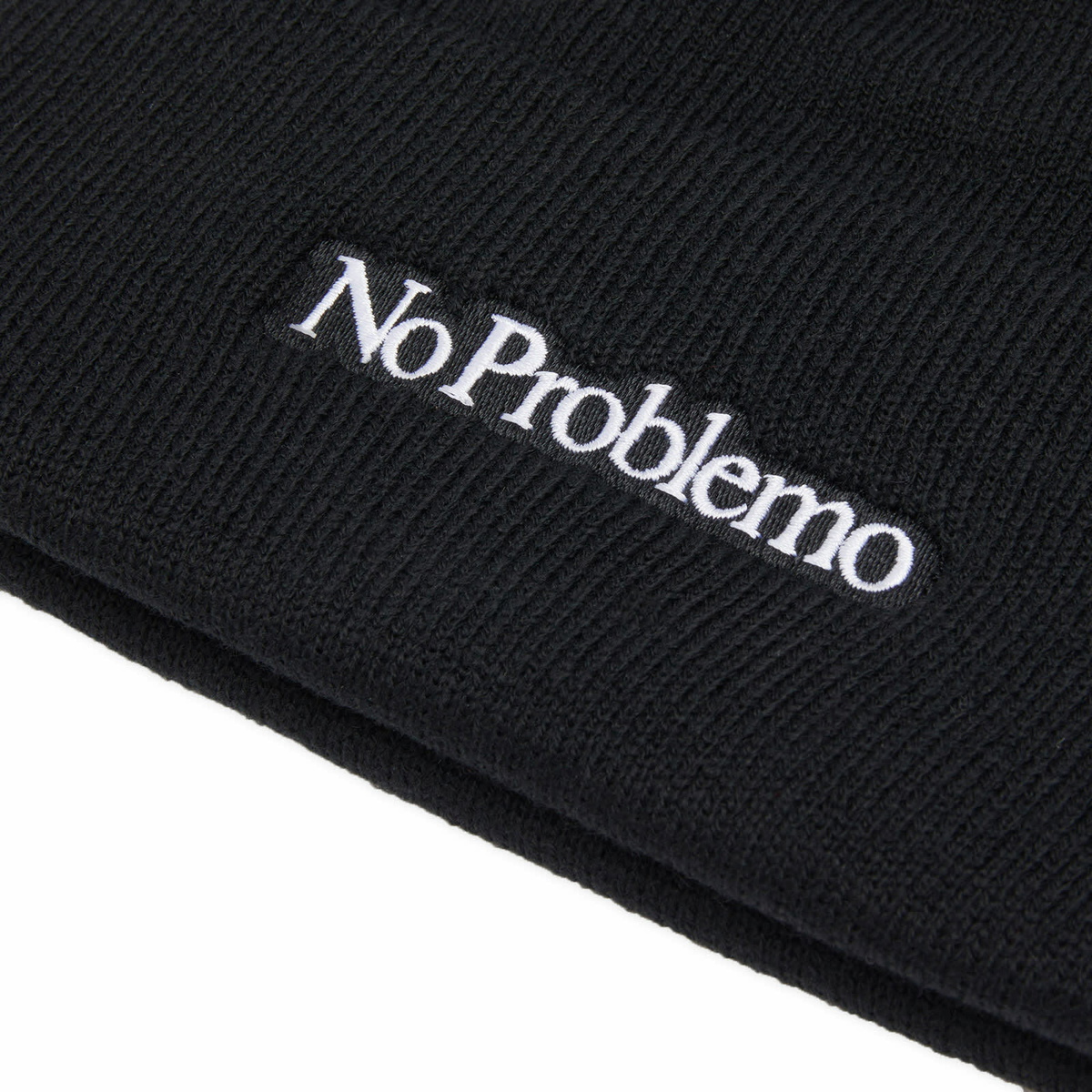 No Problemo Men's Mini Problemo Beanie in Black 