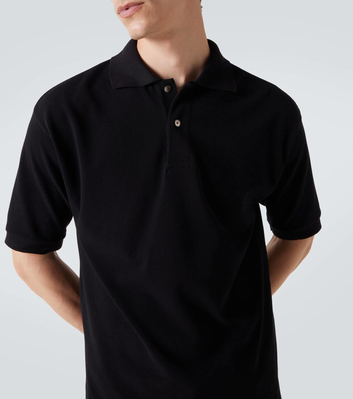 たけし　AURALEE COTTON PIQUE POLO 3 Auralee Cotton piqué polo shirt Auralee