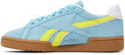 Reebok Classics Blue & Yellow Club C Grounds UK Sneakers