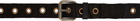 Guidi Black Pin-Buckle Belt