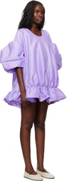 Kika Vargas SSENSE Exclusive Purple Gigi Minidress