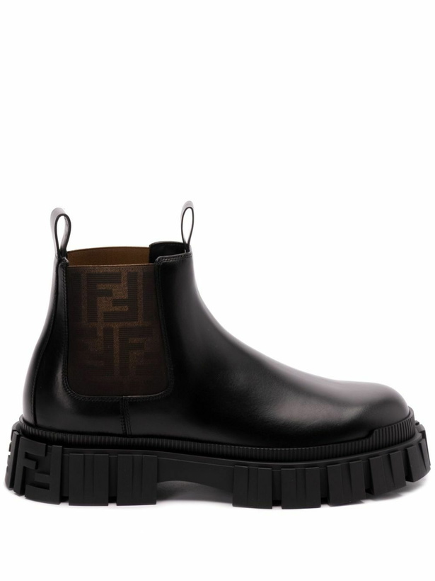 Photo: FENDI FF Ankle Boots