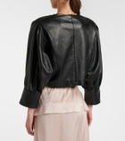 Chloé Cropped leather jacket
