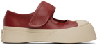 Marni Red Pablo Mary-Jane Sneakers