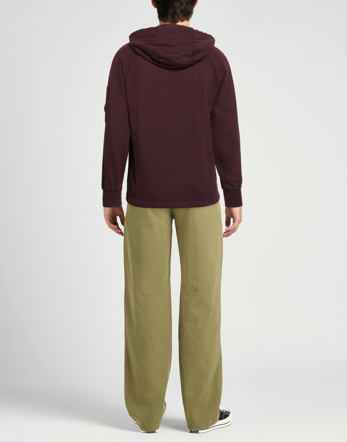C. p. Company Mens Sweatshirt Burgundy
