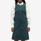Gramicci Women's Waffle Cord Midi Dress in Foggy Pine Dye