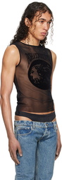 Jean Paul Gaultier Black Shayne Oliver Edition Tank Top