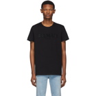 Balmain Black Logo Applique T-Shirt