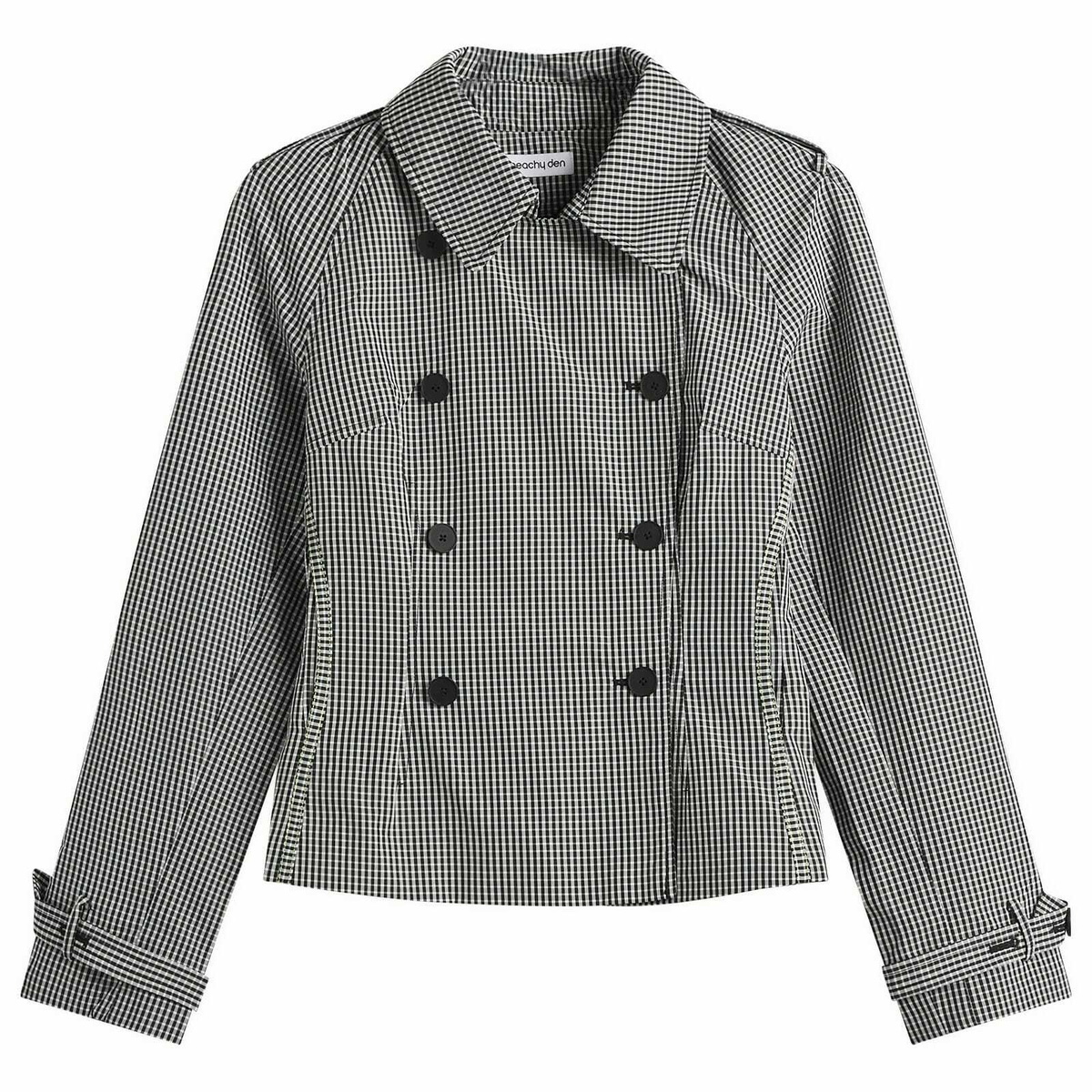 Peachy Den Women's Henri Jacket in Checkers