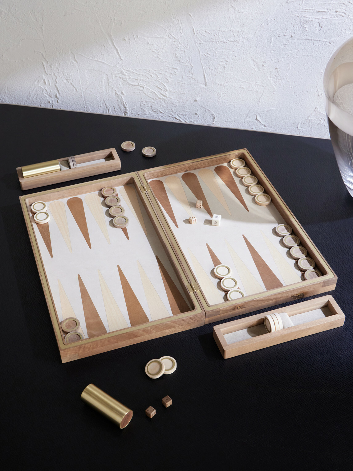Brunello Cucinelli - Backgammon Wood Set - Brown