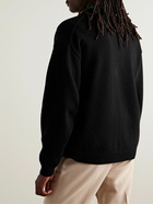 KENZO - Logo-Appliquéd Wool Cardigan - Black