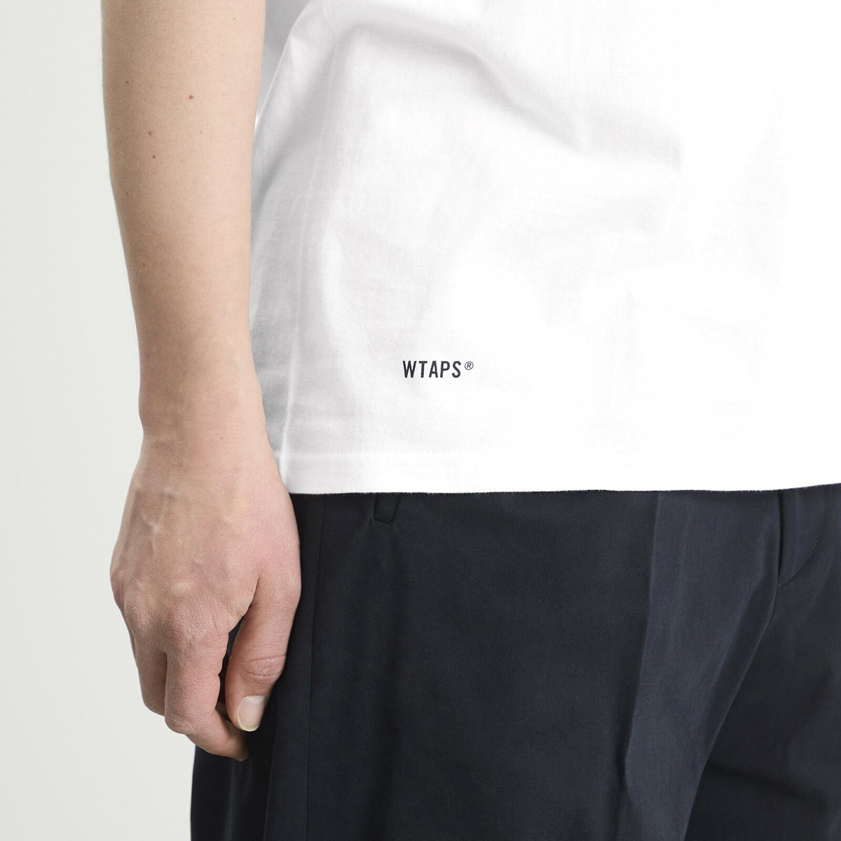 WTAPS Men's Skivvies 3-Pack T-Shirt in White