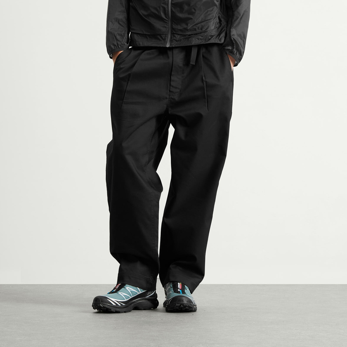 Goldwin Men's Twill Easy Trousers in Black