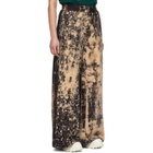 S.R. STUDIO. LA. CA. Black SOTO Hand-Bleached Jogging Lounge Pants