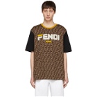 Fendi Brown Fendi Mania T-Shirt