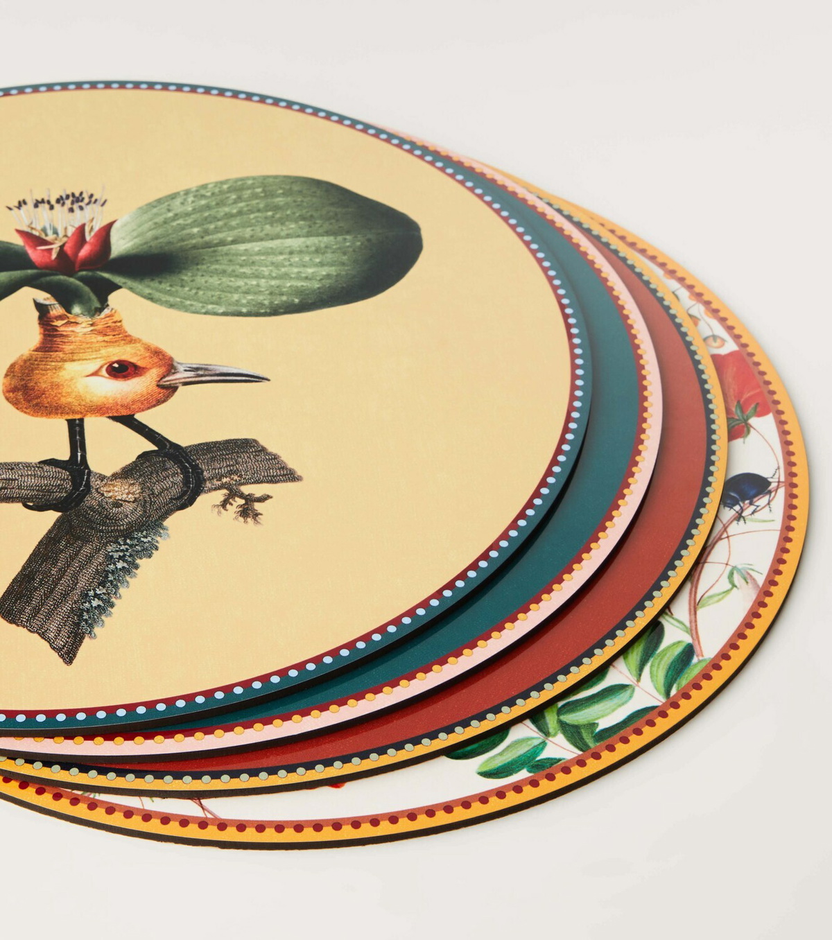 La DoubleJ Flying Friends set of 4 placemats