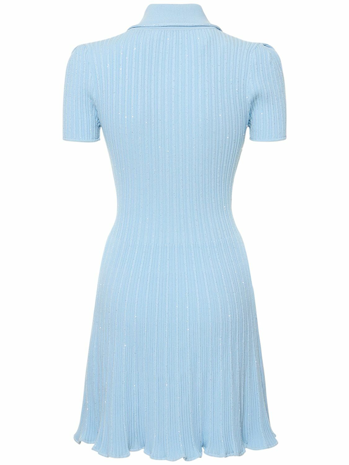 Self-Portrait Bicolor Viscose Casual Dress