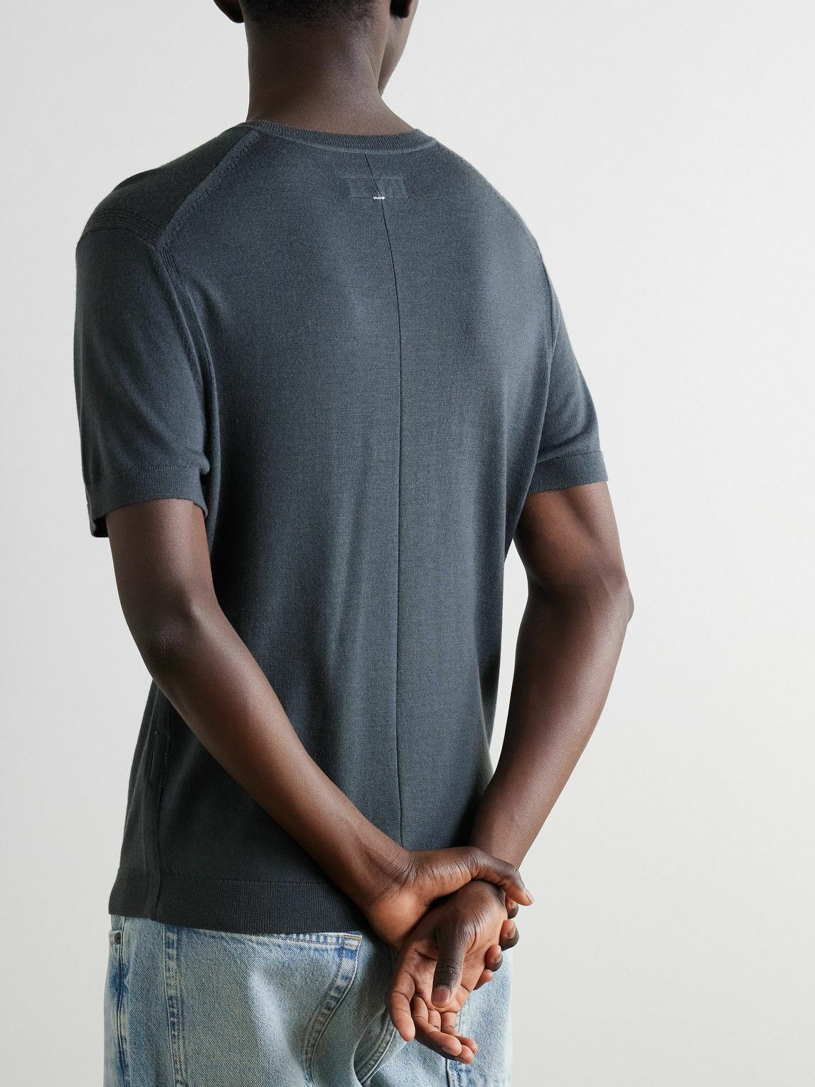 Rag & Bone - Aulton Wool and Lyocell-Blend T-Shirt - Gray