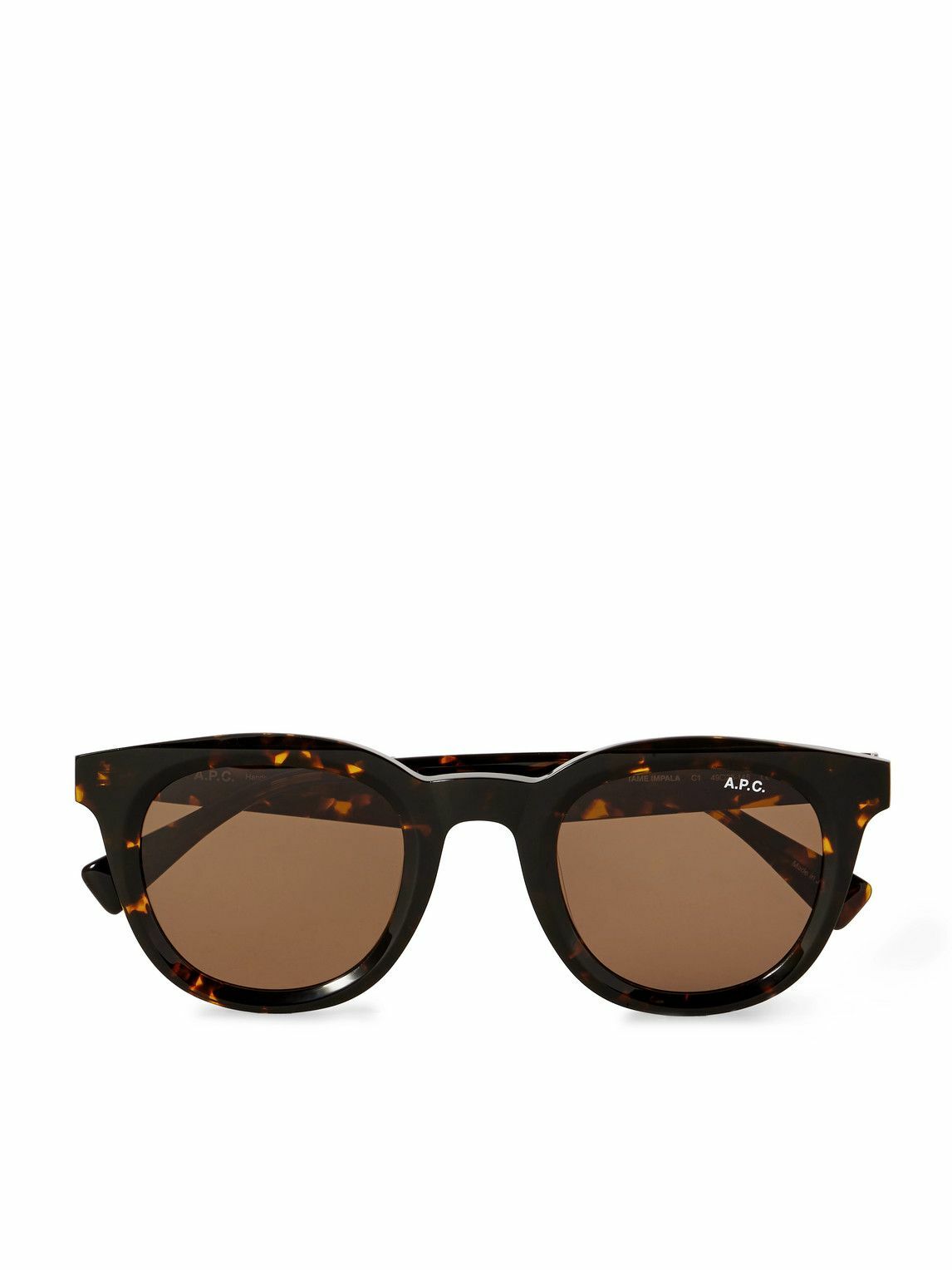 A.P.C. - Tame Impala Lou Round-Frame Tortoiseshell Acetate