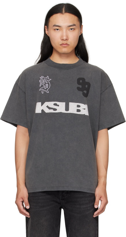 Photo: Ksubi Gray Rugged Ekcess T-shirt